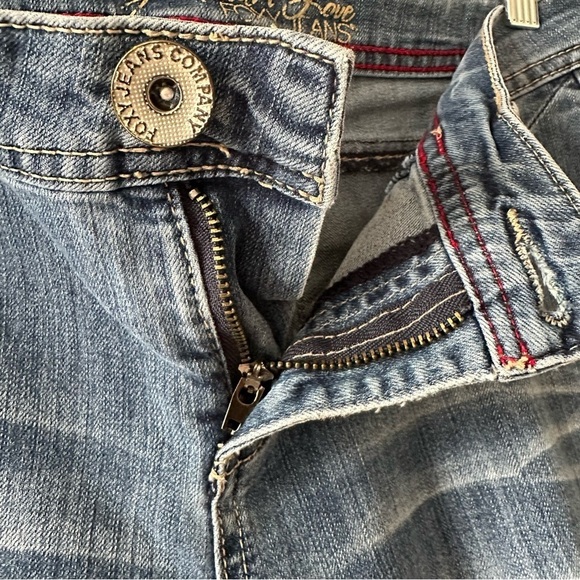 Foxy Jeans Blue Medium Wash Skinny Jeans - Size 27 - Picture 5 of 16